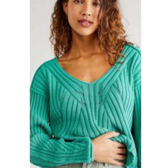 NEW Free People Another Day Pullover Jumper Sweater Size Small (S) - Picture 8 of 9